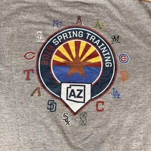 2019 MLB Spring Training Arizona Men's Gray T-shirt Size Medium